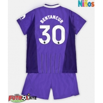 Camiseta Tottenham Hotspur Rodrigo Bentancur #30 Tercera Equipación para niños 2026-27 manga corta (+ pantalones cortos)